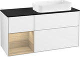 Villeroy & Boch Finion Waschtischunterschrank 120 cm Glossy White Lacquer mit Beleuchtung