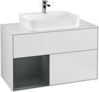 weiß / Mitteldichte Faserplatte (MDF) / G361H G 1000x603x501mm White Matt