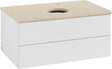 Villeroy & Boch Waschbeckenunterschrank Antao 800 mm Glossy White Lacquer mit Hahnlochbohrung