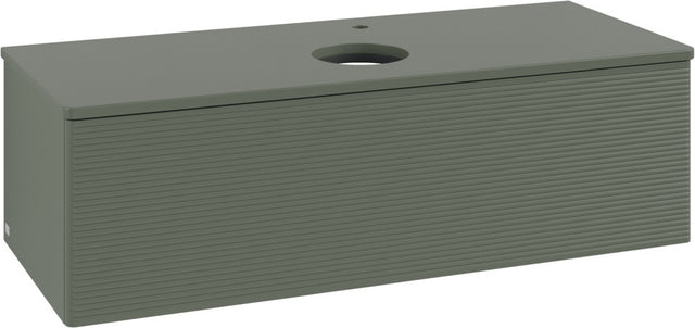 Villeroy & Boch Antao Waschtischunterschrank 1200 mm Leaf Green Matt Lack mit Auszug
