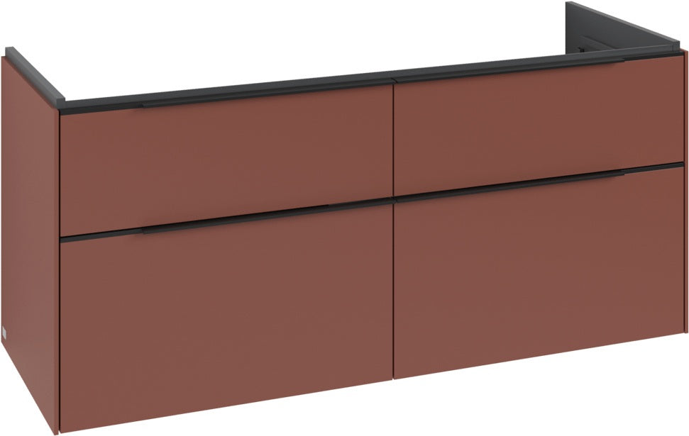 Villeroy & Boch Waschtischunterschrank Subway 3.0 C 602L0, 1272 mm, Brilliant White, mit LED-Beleuchtung