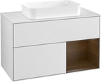 weiß / Mitteldichte Faserplatte (MDF) / F661G N 1000x603x501mm White Matt