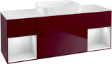 Villeroy & Boch Finion Waschtischunterschrank 1600 mm Glossy White Lacquer mit Beleuchtung