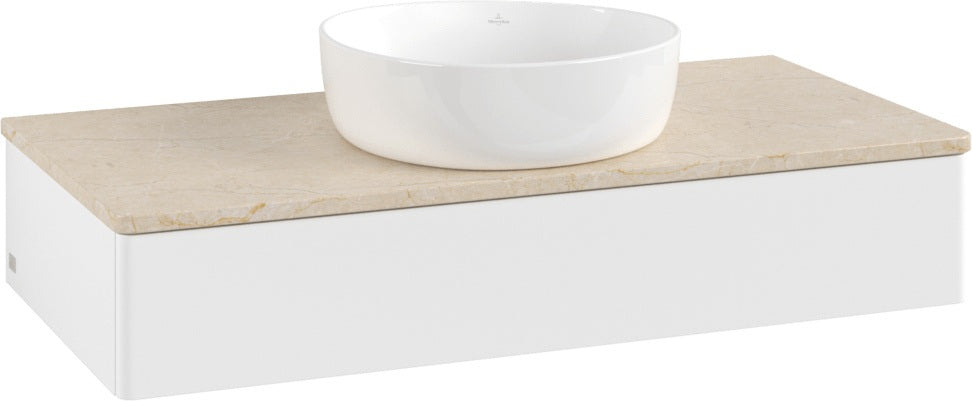 Villeroy & Boch Antao Waschtischunterschrank 1000 mm, 1 Auszug, Stone Grey Matt, wandhängend