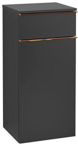 Villeroy & Boch Seitenschrank VENTICELLO 404x866x372 mm Eiche matt – wandhängend mit Soft-Close