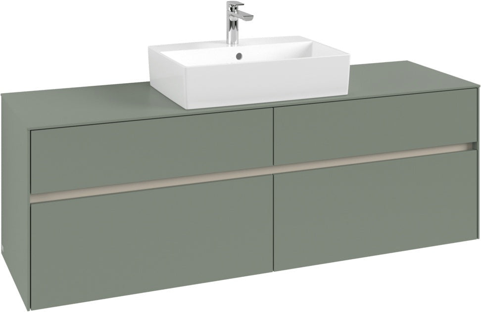 Villeroy & Boch Waschtischunterschrank Collaro C13400 1600 mm White Oak mit 4 Auszügen und SoftClosing
