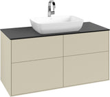 Villeroy & Boch Finion Waschtischunterschrank 1200 mm Glossy White Lacquer mit SoftClosing