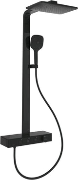 Villeroy & Boch Duschsystem Infinity Showers TVS1100 – Eckig, Chrom, mit Thermostat & Glasablage