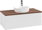 Villeroy & Boch Waschtischunterschrank Antao 1000 mm Glossy White Lacquer mit Auszugsbeleuchtung