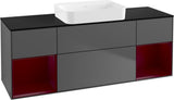 Villeroy & Boch Finion Waschbeckenunterschrank 1600 mm Glossy White Lacquer mit Beleuchtung