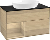 Villeroy & Boch Finion Waschtischunterschrank 1000 mm Glossy White Lacquer mit Beleuchtung