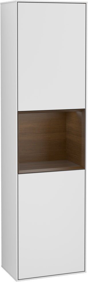Villeroy & Boch Hochschrank Finion G460GF – Hochglanz Weiß, LED-Beleuchtung, SoftClose