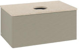 Villeroy & Boch Antao Waschtischunterschrank 800 mm – Grau Matt, 1 Auszug, Push-Open