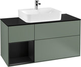 Villeroy & Boch Finion Waschbeckenunterschrank 1200 mm Glossy White mit Beleuchtung