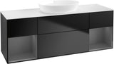 Villeroy & Boch Finion Waschbeckenunterschrank 1600 mm Glossy White Lacquer – mit LED-Beleuchtung