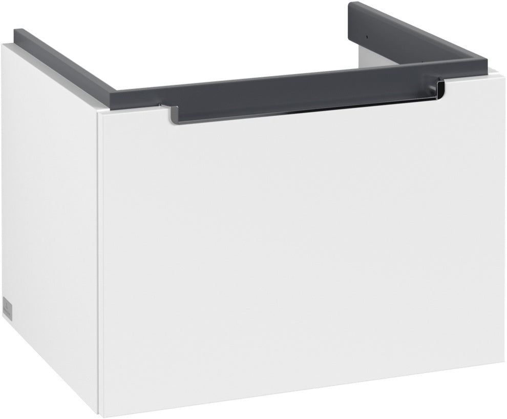 Villeroy & Boch Subway 2.0 Waschbeckenunterschrank A68710, 587 mm, White Matt, mit Auszug und SoftClosing