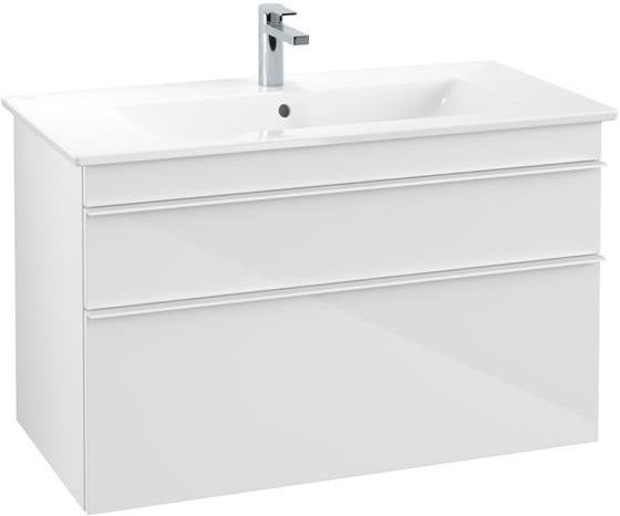 Villeroy & Boch Waschtischunterschrank VENTICELLO 953 mm Santana Oak mit 2 Auszügen und Glasabtrennungen