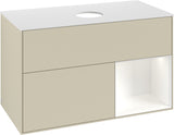 Villeroy & Boch Finion Waschtischunterschrank FA21GFGF 1000 mm Glossy White Lacquer
