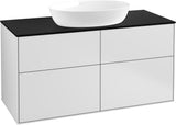 Villeroy & Boch Finion Waschbeckenunterschrank 1000 mm Glossy White Lacquer mit Beleuchtung