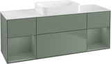 Villeroy & Boch Finion Waschtischunterschrank 1600 mm Glossy White Lacquer mit Beleuchtung