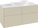 Villeroy & Boch Finion Waschbeckenunterschrank 1000 mm Glossy White Lacquer mit Beleuchtung