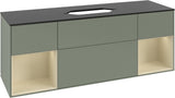 Villeroy & Boch Finion Waschbeckenunterschrank 1600 mm Glossy White Lacquer mit Beleuchtung