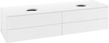 Villeroy & Boch Waschtischunterschrank Antao L28110 1600 mm Weiß Matt mit 4 Auszügen und LED-Beleuchtung