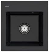 Villeroy & Boch Subway 45 XS Einbauspüle Keramik Ebony CeramicPlus 475x510mm