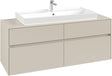 Villeroy & Boch Waschbeckenunterschrank Collaro C092 B0 1400 mm Cashmere Grey mit LED-Beleuchtung