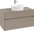 Villeroy & Boch Waschtischunterschrank Collaro C038 eckig Taupe 1000 mm mit SoftClosing