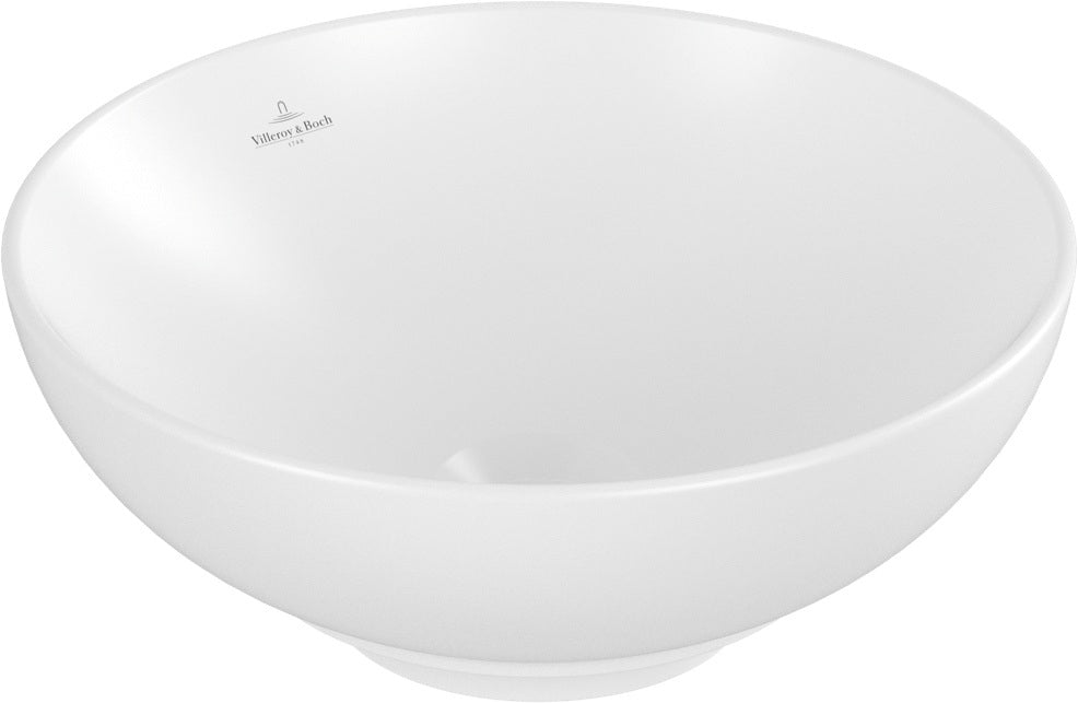 Villeroy & Boch Aufsatzwaschbecken Loop & Friends 4A4 501 Stone White CeramicPlus 380 mm