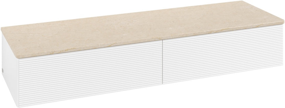 Villeroy & Boch Antao Sideboard K42103 1600 mm Weiß Matt Lackiert mit 2 Auszügen