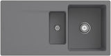 Villeroy & Boch Einbauspüle Siluet 60 R TitanCeram Ebony CeramicPlus 1000 mm