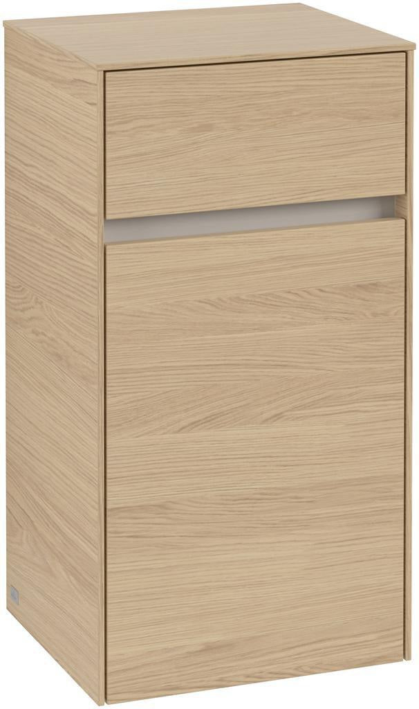 Villeroy & Boch CHIC Seitenschrank Anschlag links Glossy White – Halbhochschrank mit SoftClosing