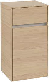 Villeroy & Boch CHIC Seitenschrank Anschlag links Glossy White – Halbhochschrank mit SoftClosing