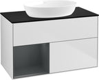 weiß / Mitteldichte Faserplatte (MDF) / GA12H G 1000x603x501mm White Matt