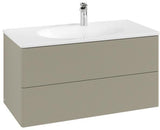Villeroy & Boch Antao Waschtischunterschrank 988 mm Stone Grey Matt mit Push-Open