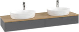 Villeroy & Boch Waschtischunterschrank Antao 1600 mm Anthrazit Matt mit 2 Auszügen