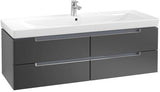 Villeroy & Boch SUBWAY 2.0 Waschtischunterschrank 1287 mm Glossy White mit 4 Auszügen