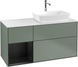 Villeroy & Boch Finion Waschbeckenunterschrank 1200 mm Glossy White Lacquer mit Beleuchtung
