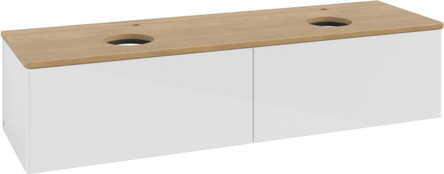 Villeroy & Boch Waschbeckenunterschrank Antao K39051 1600 mm Glossy White Lacquer