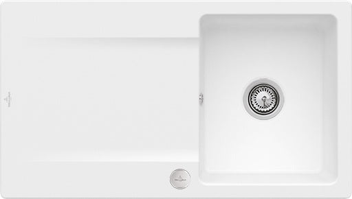 Villeroy & Boch Siluet 50 flat Flächenbündige Spüle 880x490mm Weiß Alpin CeramicPlus