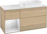 Villeroy & Boch Waschtischunterschrank Finion F271G 1200 mm Glossy White Lacquer mit Beleuchtung