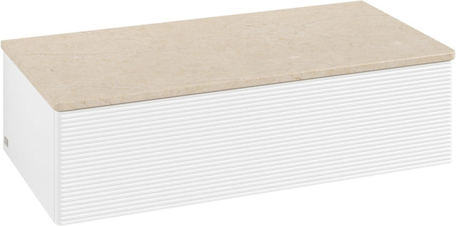 Villeroy & Boch Antao Sideboard K40103, 1000 mm, Weiß Matt, mit Auszug & LED