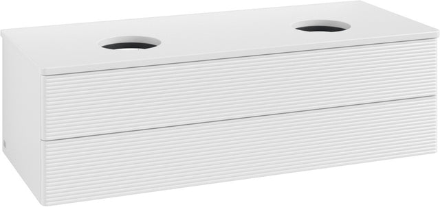 Villeroy & Boch Waschtischunterschrank Antao K24110 1200 mm Glossy White Lacquer mit 2 Auszügen