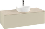 Villeroy & Boch Waschtischunterschrank Antao 1200 mm Anthrazit Matt Lack mit LED-Beleuchtung