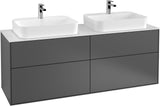 Villeroy & Boch Finion Waschtischunterschrank 1600 mm Glossy White Lacquer, 4 Auszüge