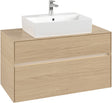 Villeroy & Boch Waschtischunterschrank Collaro C125 B0 Nordic Oak 1000 mm mit LED-Beleuchtung