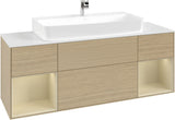 Villeroy & Boch Finion Waschtischunterschrank 1600 mm Glossy White Lacquer mit LED-Beleuchtung