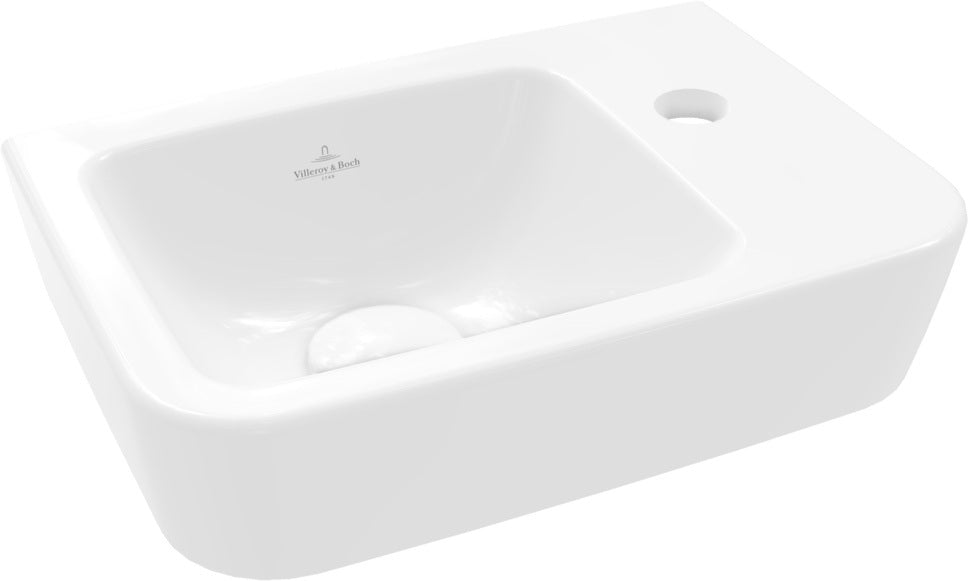 Villeroy & Boch Handwaschbecken O.novo 434336 eckig weiß alpin 360x250 mm